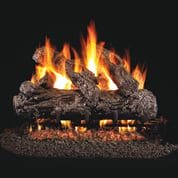 RHP 30" Rustic Oak Standard Gas Logs - Chimney Cricket
