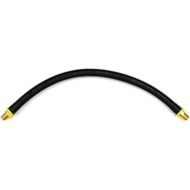 Hose Assembly, 1/4" ID Hose X 12" LP Hose w/ 1/4" MPT Ends, I4TC12MP4MP4 - Chimney Cricket