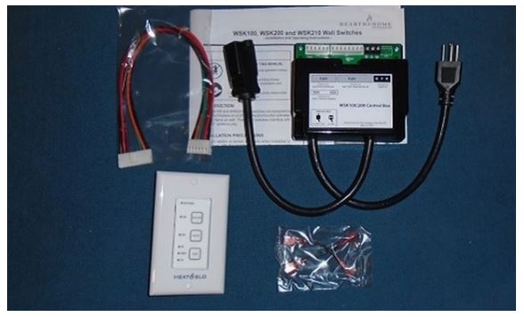 IPI Wall Switch (On/Off Auto Battery Backup, Battery Strength Indicator, Fan Speed, Pilot Activation) - WSK200, WSK200-HNG - Chimney Cricket