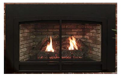 WMH Large Innsbrook Direct Vent Insert, Remote Ready, LP - Chimney Cricket