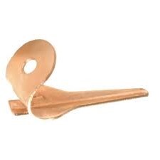 J-Clip, For 5/8" OD Tubing's, Copper Strap, MUST BE SOLD IN PACK OF 100, A419 J-Clip (CS100) - Chimney Cricket