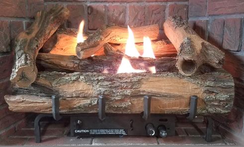 EverWarm 24" Low Country Timber 6-Piece Refractory Log Set - Chimney Cricket