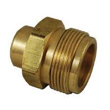 Hose Adapter, 1"-20 Male X 1/4" FPT Brass Adapter, for Camping & RV, MEC, ME492 - Chimney Cricket
