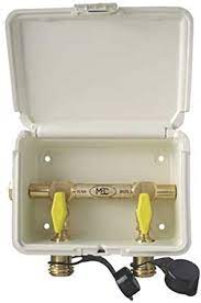 Dual Outlet Gas Box, Ivy, for Propane w/ Caps, Two QCC / POL Connections, MEC, ME952IVY - Chimney Cricket