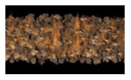 Superior F0253 Lava Rock Flame Bed - Chimney Cricket