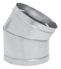 Metal Fab 14" Air Cooled Temp/Guard® 30° Elbow - Chimney Cricket