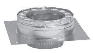 Metal Fab 6" Temp/Guard® Anchor Plate - Chimney Cricket