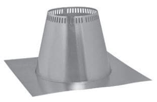 Metal Fab 8" Temp/Guard® Flat Roof Flashing - Chimney Cricket