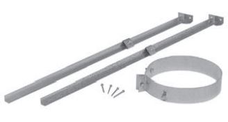 Metal Fab 6" Temp/Guard® Roof Brace - Chimney Cricket