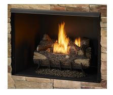 Monessen 42" Exacta Circulating Clean Face Firebox with Stacked Traditional Interior Panels - Chimney Cricket