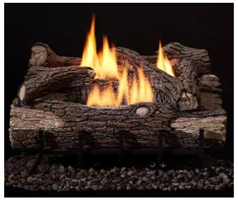HHT 30" Mountain Oak Log Set - Chimney Cricket