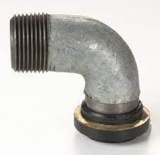 Meter Swivel, Street Elbow, 20LT X 3/4" Male Thread, Zink, Non0Insulated OS-90-3/4-20LT-Z ** - Chimney Cricket