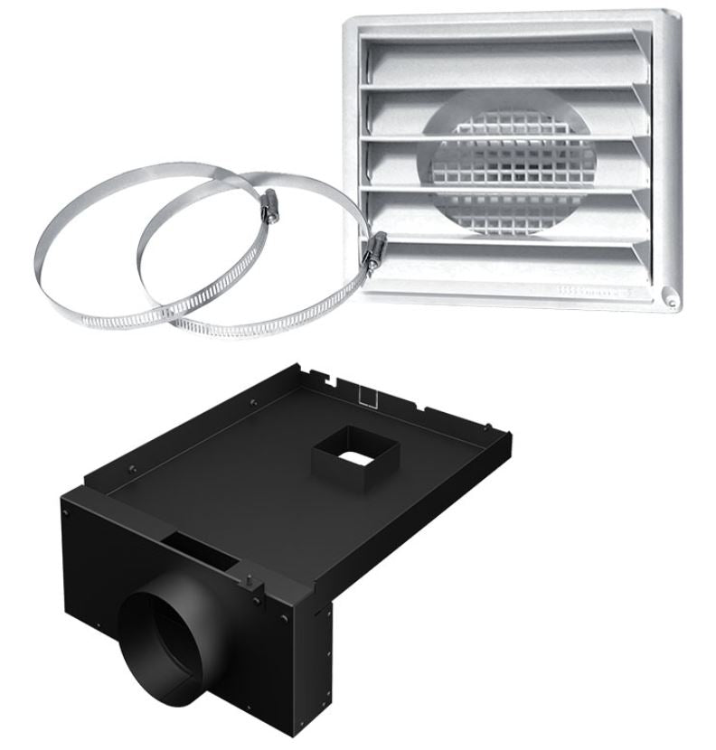 Osburn Stoves 5" Diameter Fresh Air Intake Kit For Wood Stove on Legs - Chimney Cricket