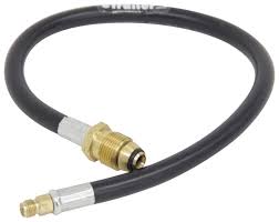 Hose Assembly, 1/4" X 36" Hose w/ POL X 1/4" Inverted Flare, Thermoplastic, I4TC12MI4POL - Chimney Cricket