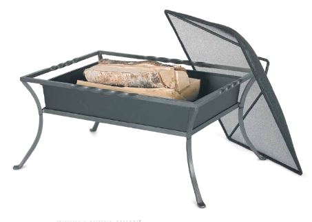 Pilgrim Fire Pit Fire Pit with Vintage Iron Finish - Chimney Cricket