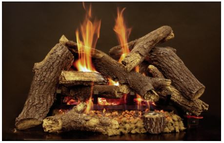 WMH 24/30" Pioneer 11-Piece Refractory Log Set (2 Boxes) - Chimney Cricket