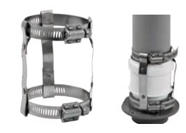 Duravent 2"- 4" (60mm - 100mm) PolyPro Universal Adapter Connector - PPSPAC, 810004128 (CS6) - Chimney Cricket