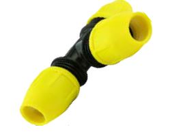 1" Poly Compression Tee - Chimney Cricket