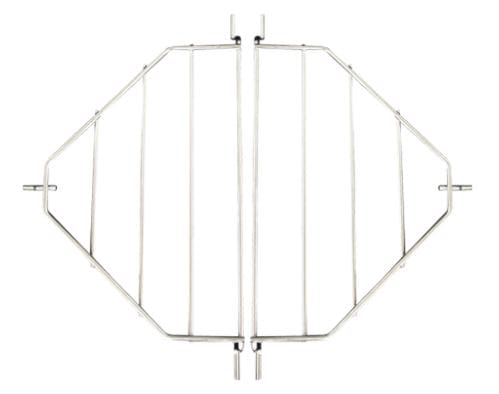 Primo Two-Piece Heat Deflector / Drip Pan Rack for Oval XL - PRM333 - Chimney Cricket