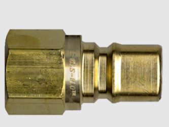 Quick Disconnect Nipple 1in FPT X 1in Brass Body 60 PSI Rating, up to 310k BTU QD-GMN16-16F - Chimney Cricket