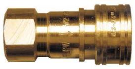 Quick Disconnect Coupler 1in FPT X 1in Brass Body 60 PSI Rating, up to 310,K BTU QD-GMC16-16F - Chimney Cricket
