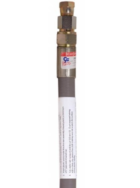 1/2" CTS x 3/4" MIP 96" LP Flex Riser SDR7 .090 Wall - XR10B1296LZDC - Chimney Cricket