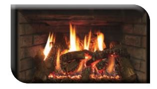 WMH 30" Traditional Charred Ceramic Fiber Log Set - Chimney Cricket
