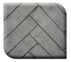 WMH Whitewashed Herringbone Ceramic Fiber Brick Liner - Chimney Cricket