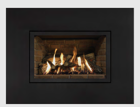 Surround Kit, Large Flat Steel, Black, Deep - Chimney Cricket