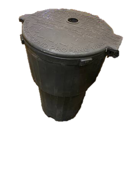 Dome Only, Underground Tank, for 250, 320, 500 & 1000's, Black Composite Plastic Shroud with Lid, Arcosa - 1711170074 and 1711170070 - Chimney Cricket