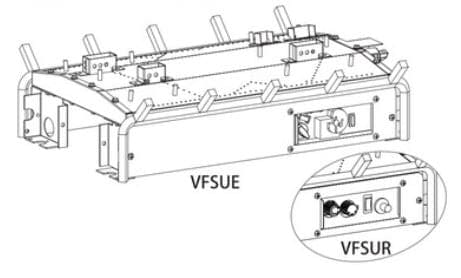 WMH 30" Vista Multi-Sided Slope Glaze Millivolt Burner - LP - Chimney Cricket