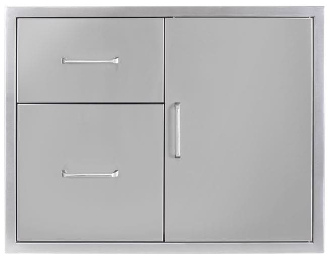 Wildfire 30" x 24" 304 Stainless Steel Door/Drawer Combo - Chimney Cricket