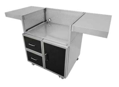 Wildfire 30" Griddle Cart - 304 Black Stainless Steel - Chimney Cricket