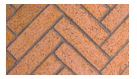 Superior F0339 36" Warm Red Split Herringbone Masonry Firebrick Wall Kit - MOSAIC36M5 - Chimney Cricket