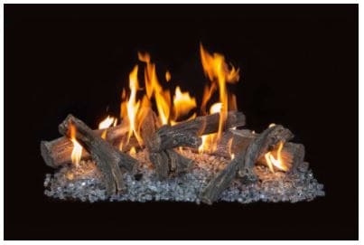 Grand Canyon 60" Western Driftwood Linear 11-Piece Log Set - Chimney Cricket