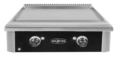 Wildfire Ranch PRO 30" Built-In Griddle 304 SS - LP - Chimney Cricket