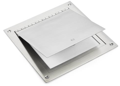 Hpc 8" X 8" Surface Stainless Steel Access Door Mount