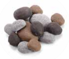 Hpc Multicolor Ceramic Fiber River Rocks