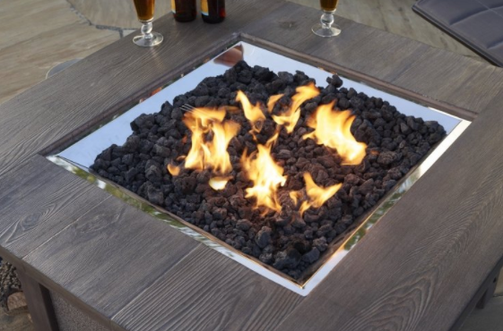 Outdoor Greatroom Black Lava Rock - Chimney Cricket