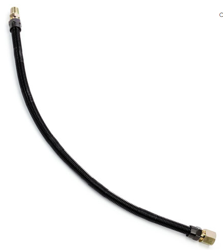 Hpc 30" Standard Capacity Stainless Steel Black Tranquil Whistle-free Gas Flex Line