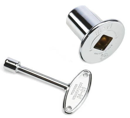 Hpc Polished Chrome Flange And Key Only