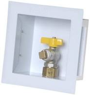 Wall Box, 1/2" AutoFlare CSST w/ 1/2" FPT Valve, Metal, TracPipe, FGP-WBTM-500 (CS24) - Chimney Cricket