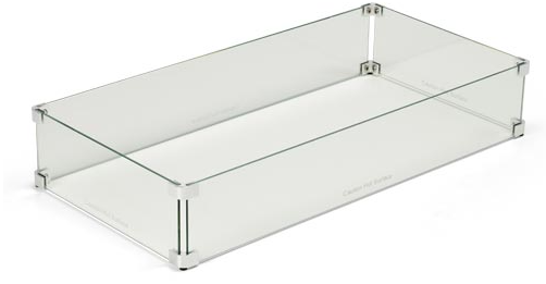 Hpc 55" X 15" Linear Glass Wind Guard