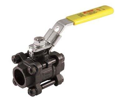 2" Full Port Ball Valve 3-Piece 4-Bolt Socket Weld 1000 WOG - 500-508 Jomar - Chimney Cricket2" Full Port Ball Valve 3-Piece 4-Bolt Socket Weld 1000 WOG - 500-508 Jomar