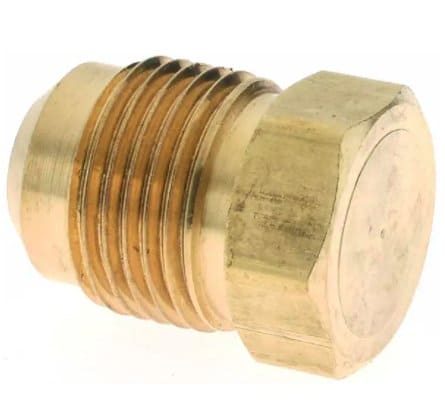 3/4" Brass Flare Plug (25/250) - 57-12 - Chimney Cricket3/4" Brass Flare Plug (25/250) - 57-12