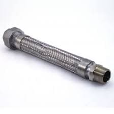 3/4" x 18" M X F Union SS Hose tested an tagged - Chimney Cricket3/4" x 18" M X F Union SS Hose tested an tagged