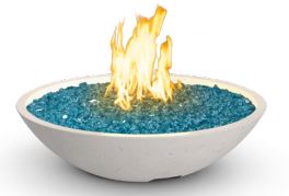 AFD 32" Marseille Fire Bowl in Café Blanco Finish, LP - 753CB11M6PC - Chimney CricketAFD 32" Marseille Fire Bowl in Café Blanco Finish, LP - 753CB11M6PC