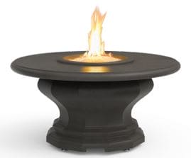 AFD 48" Inverted Firetable with Concrete Top in Black Lava Finish, NG - 629BA11M2NC - Chimney CricketAFD 48" Inverted Firetable with Concrete Top in Black Lava Finish, NG - 629BA11M2NC