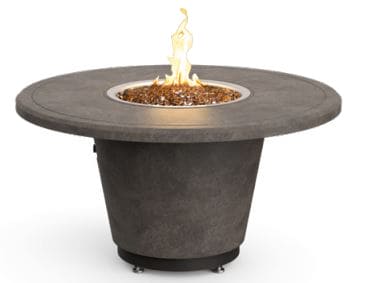 AFD Cosmopolitan Round Firetable in Smoke Finish, NG - 645SM11M2NC - Chimney CricketAFD Cosmopolitan Round Firetable in Smoke Finish, NG - 645SM11M2NC
