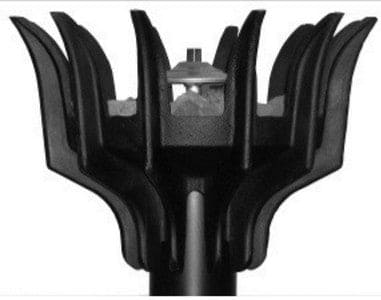 Black Aluminum Liberty Torch, NG, 45K Btu (13in H x 9in W) (MTG) - Chimney CricketBlack Aluminum Liberty Torch, NG, 45K Btu (13in H x 9in W) (MTG)